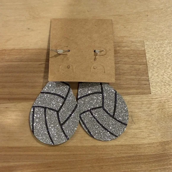 Plunder Silver and Black Teardrop Earrings - Picture 2 of 3